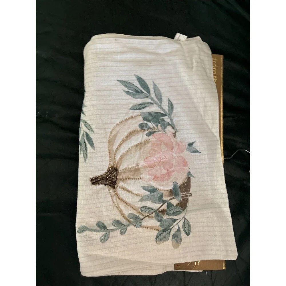 From the Hearth Fall Autumn 16x80” Table Runner Thanksgiving NWT